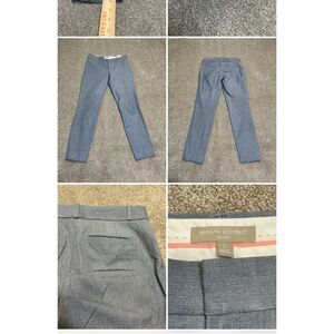 Banana Republic womens Sloan slim ankle pants sz 2 mid rise gray business wear